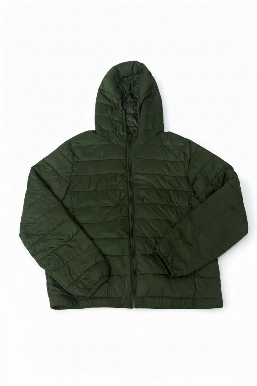 Manteau vert pull&bear