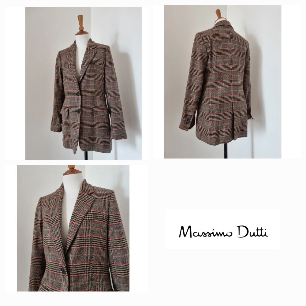 Blazer En Laine Massimo Dutti