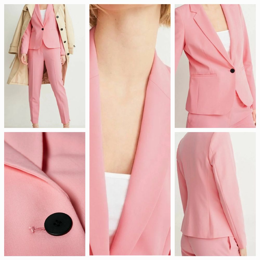 Blazer Zara Rose taille 34 