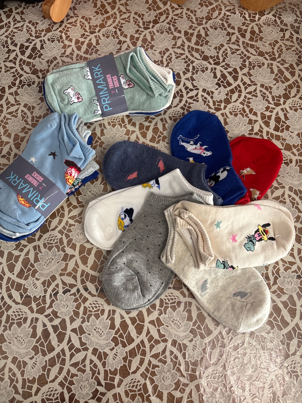 7 pairs de chaussettes primark