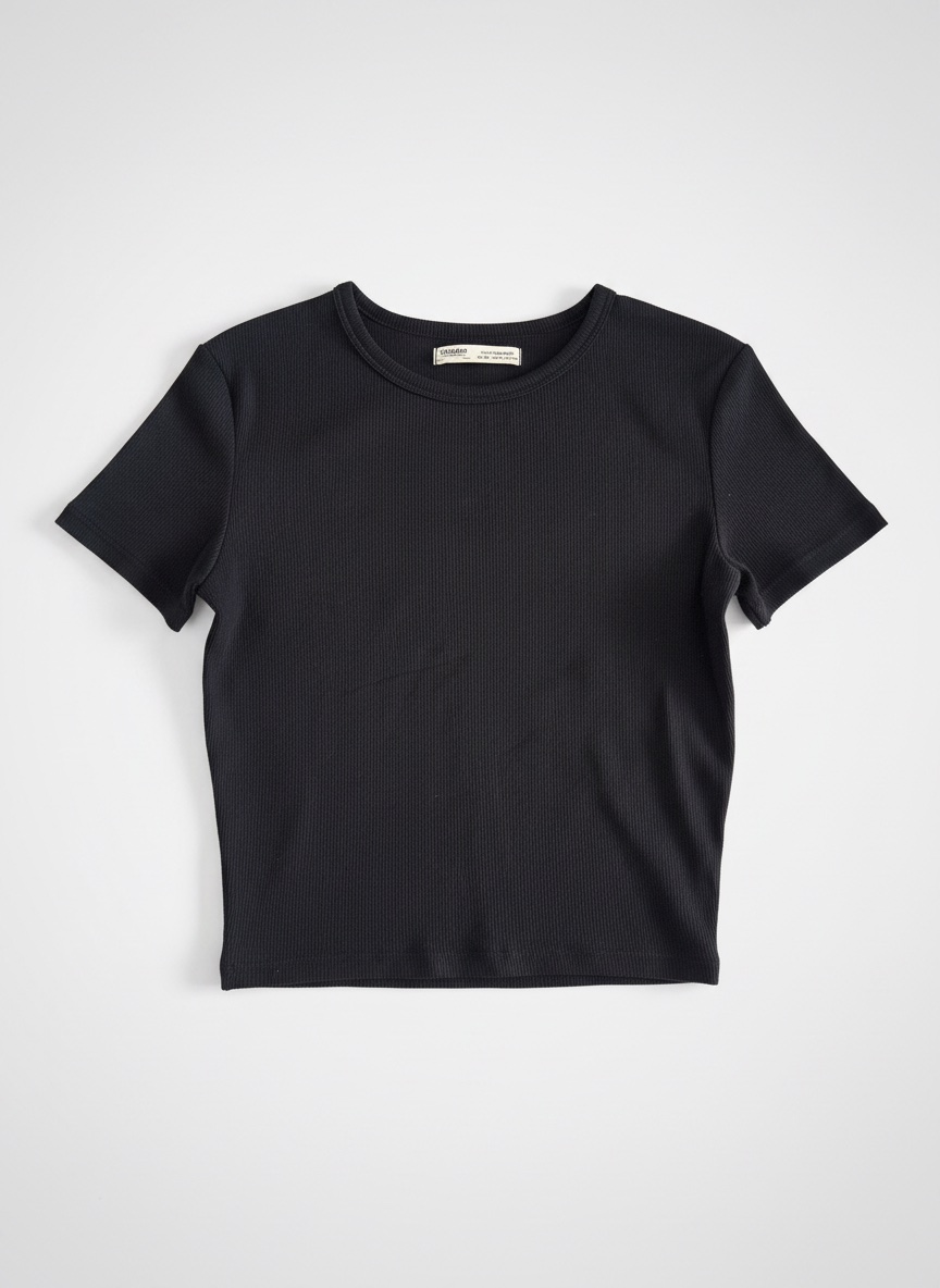 Crop top noir 