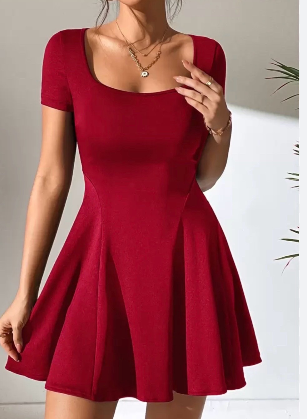 Robe rouge taille M neuf 