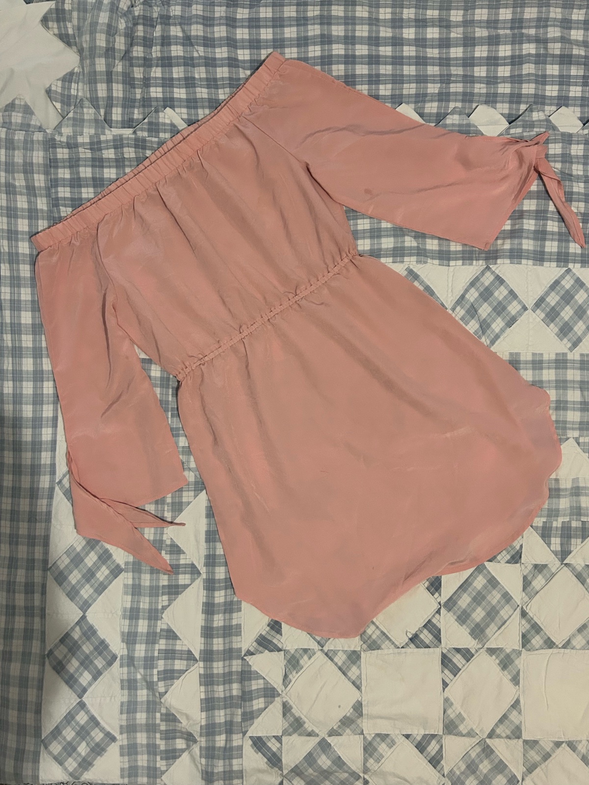 Robe rose col bateau taille M 