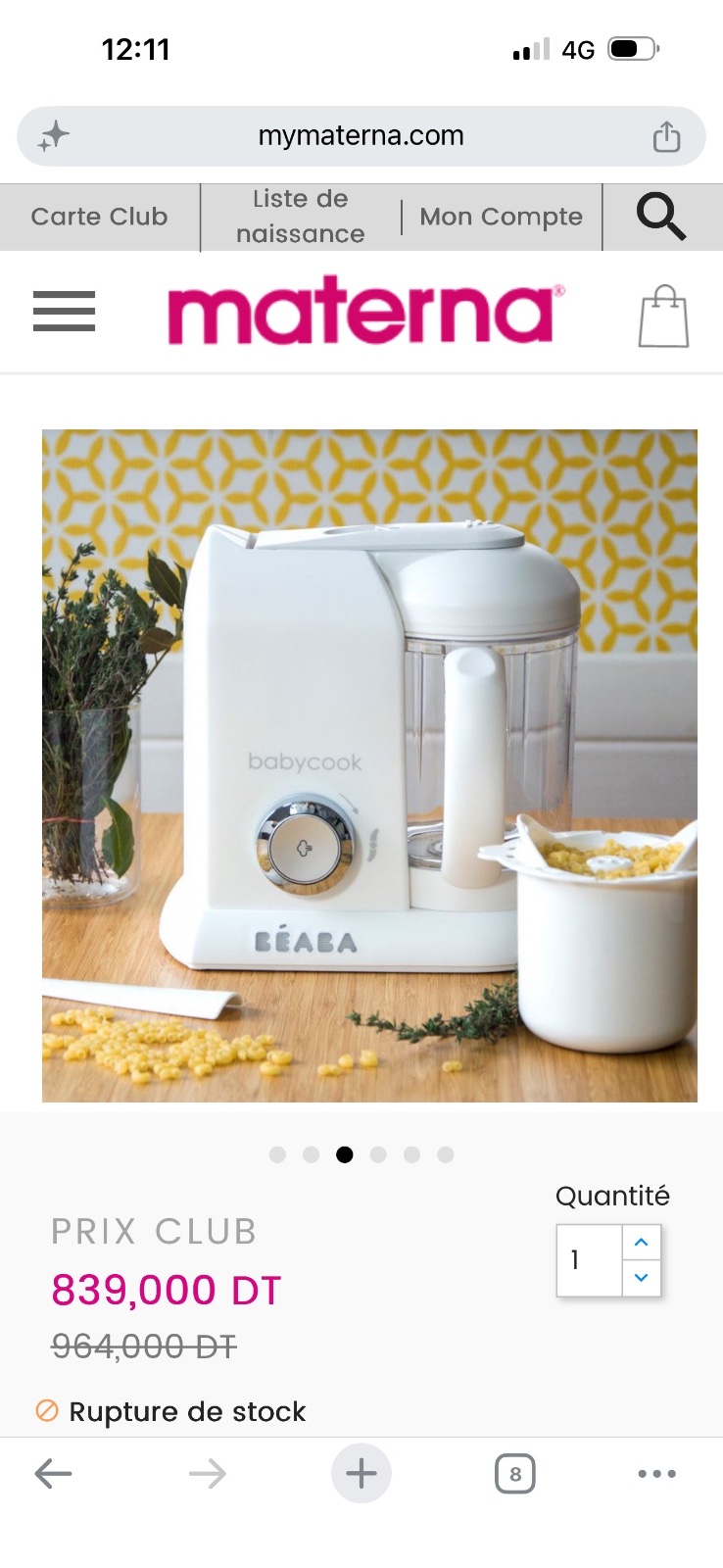 Baby cook bébea en tres bon etat 