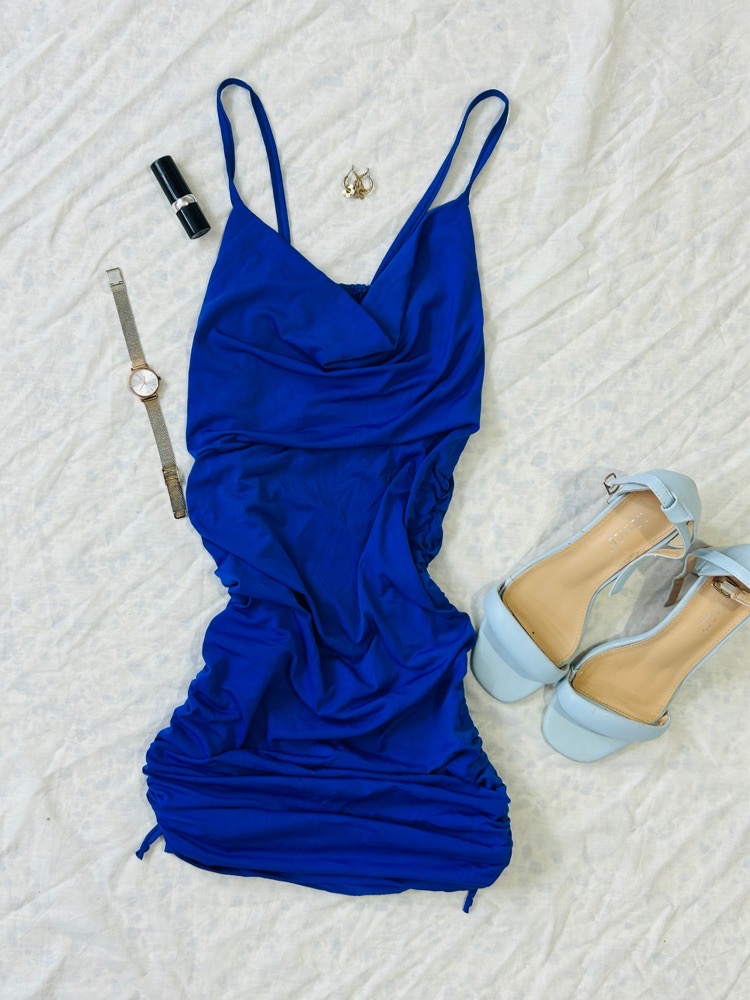 robe bleue taille S tlabes M
