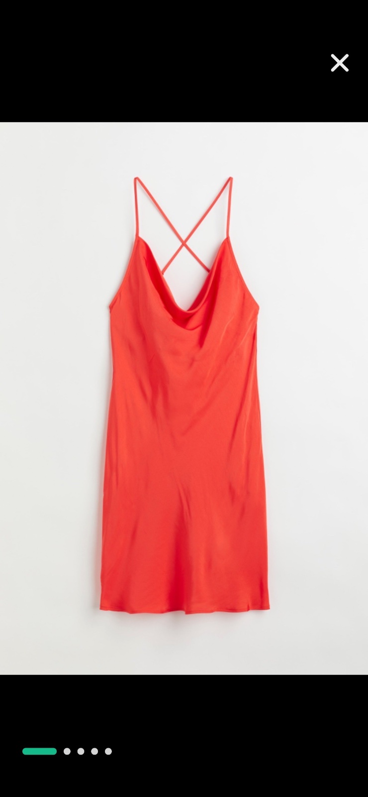 Robe orange taille S