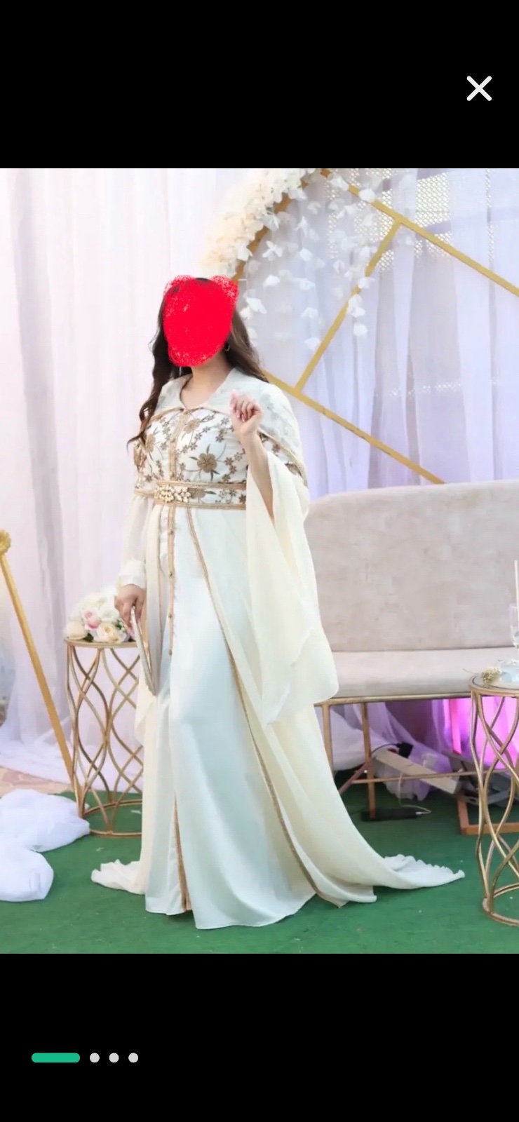 Kaftan taille 40L  porté une seule fous neuf l etat