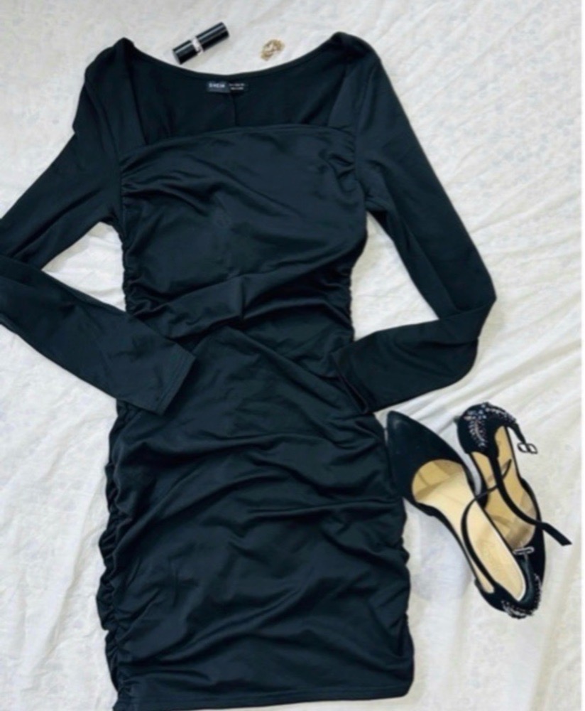 Robe noir shein taille M