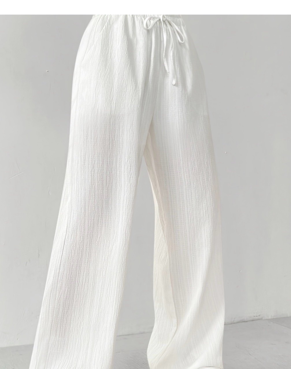 Pantalon blanc taille L