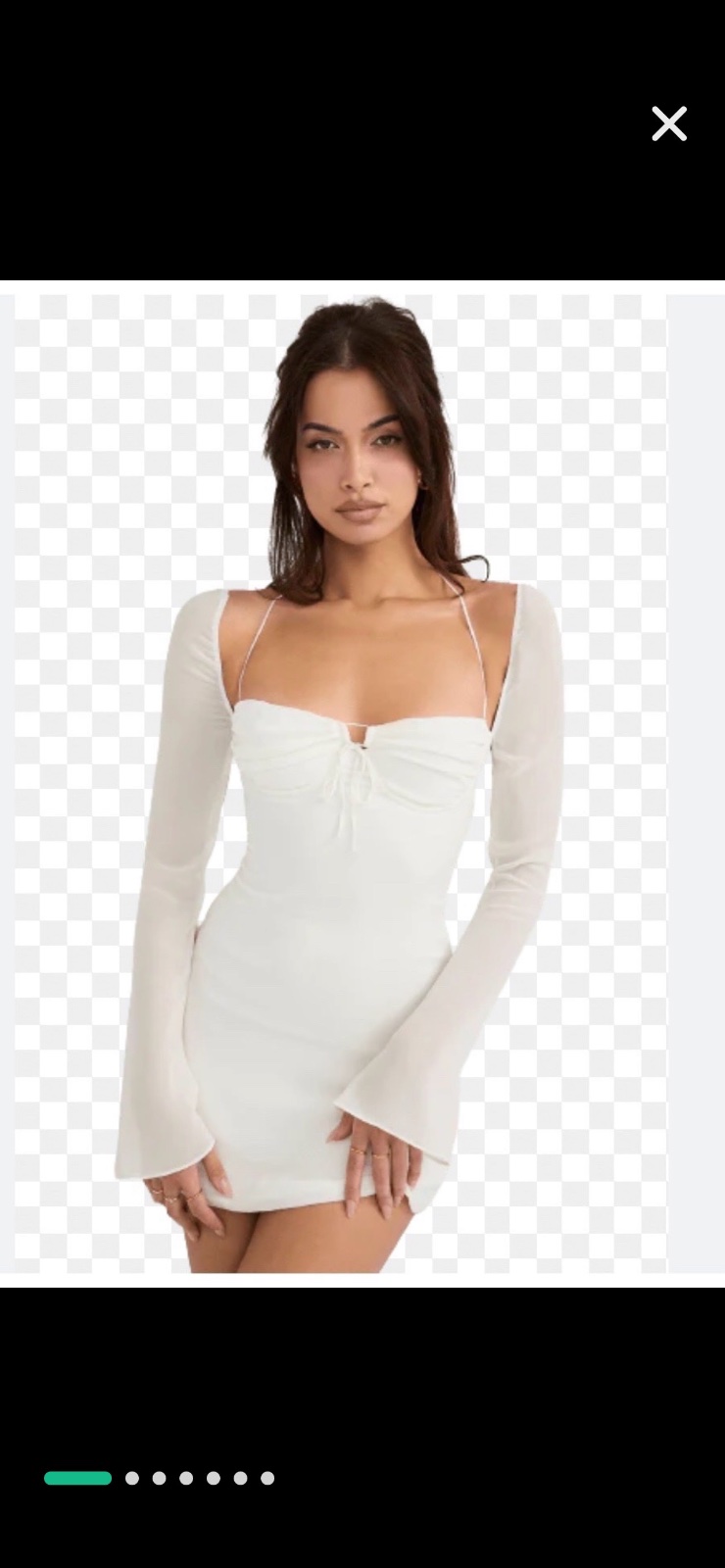 Robe blanche taille s etat neuf