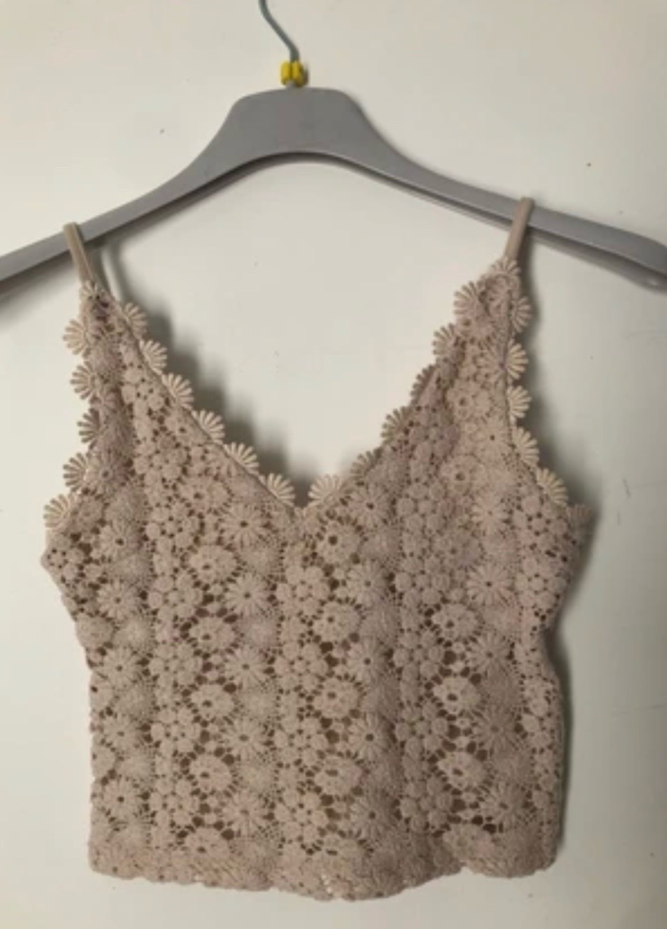 Top h&m beige taille S /M