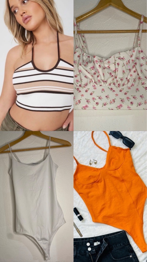 Lots 4 top taille M de aara et bershka