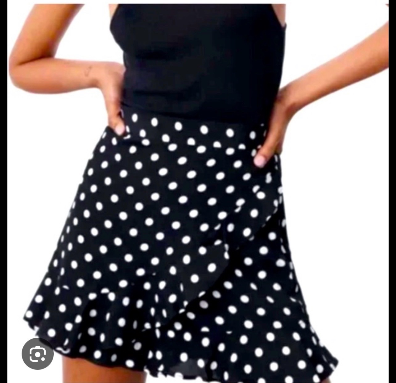 Jupe polka dots taille M ylabesL neuf