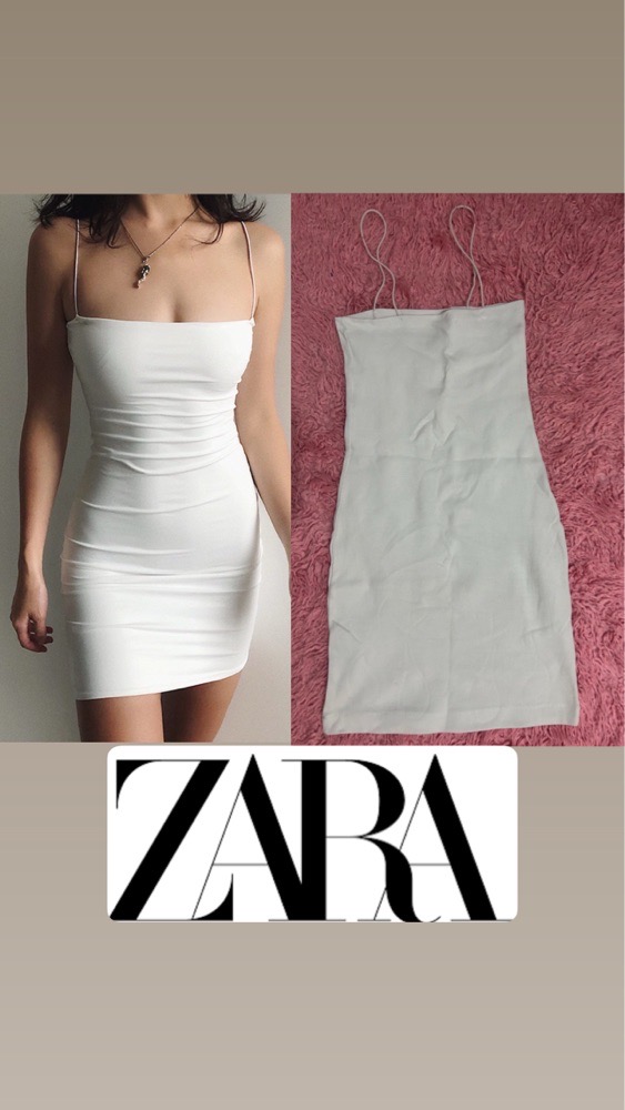 Robe blanche taille M zara