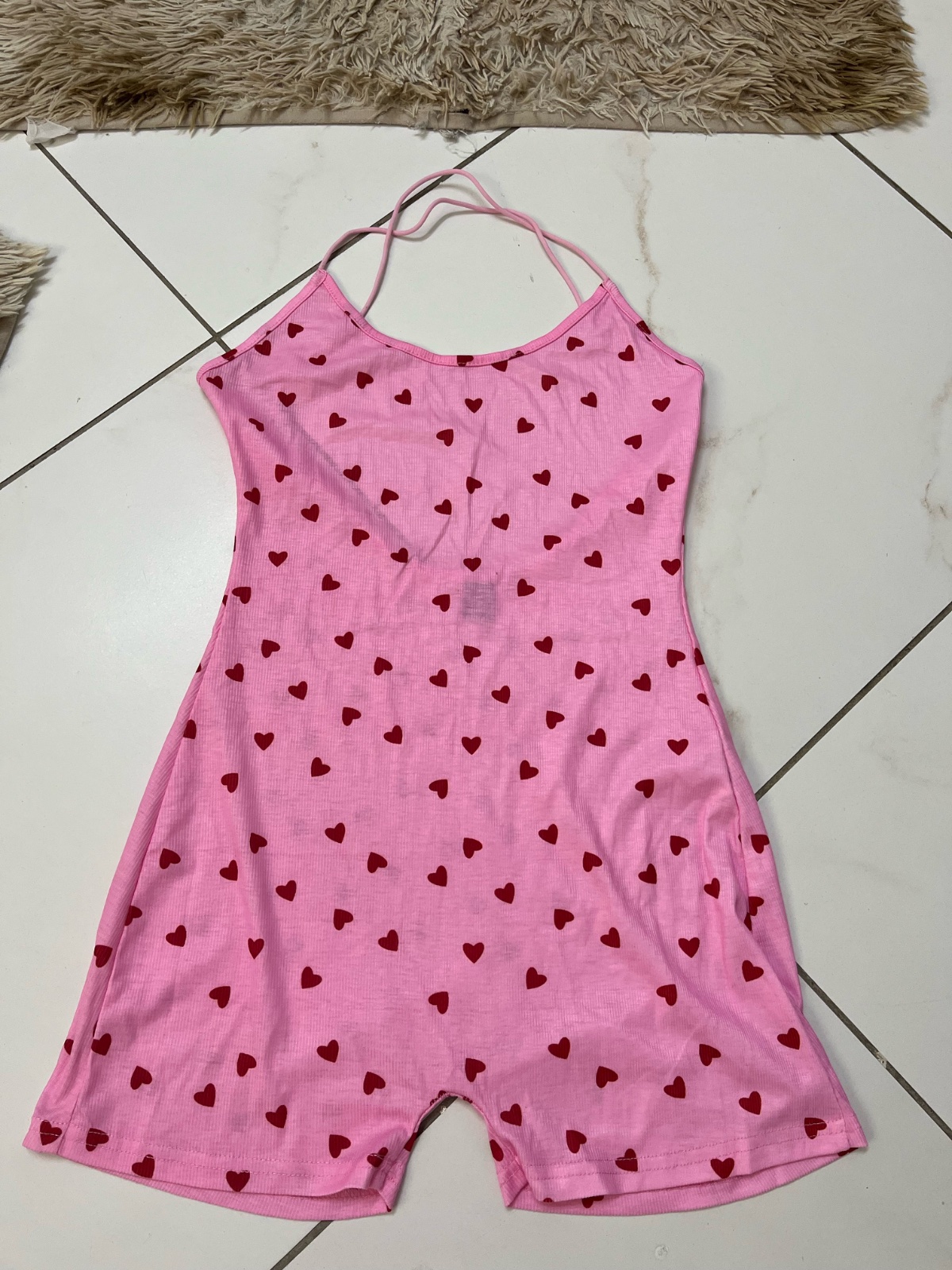 Combinaison rose shein taille S