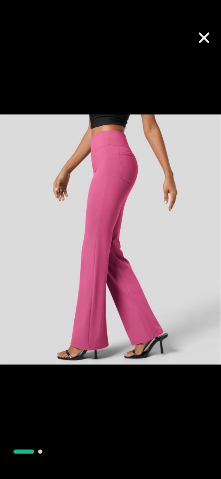 Pantalon rose taille xl