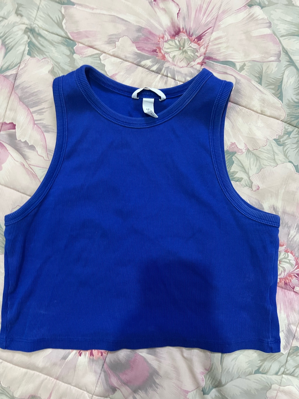 Top bleue h&m taille L / M