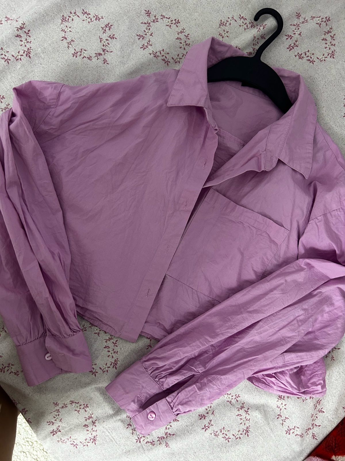 Chemise rose demi boohoo taille 40 42