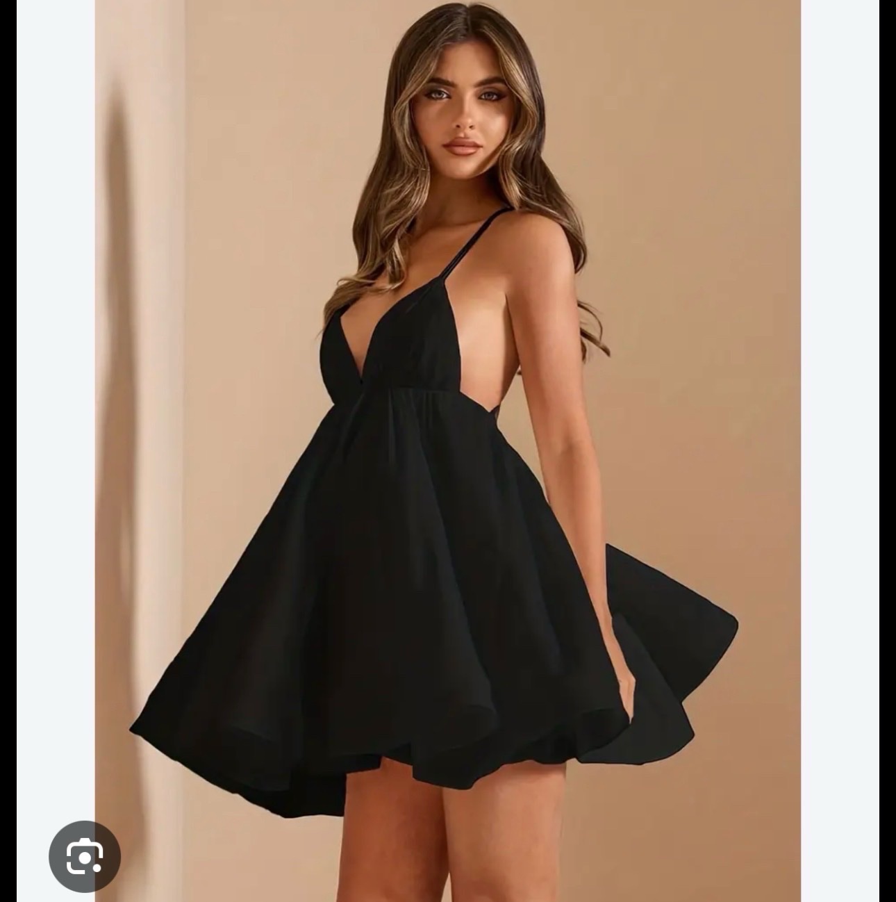 Robe noir zara taille S neuf 
