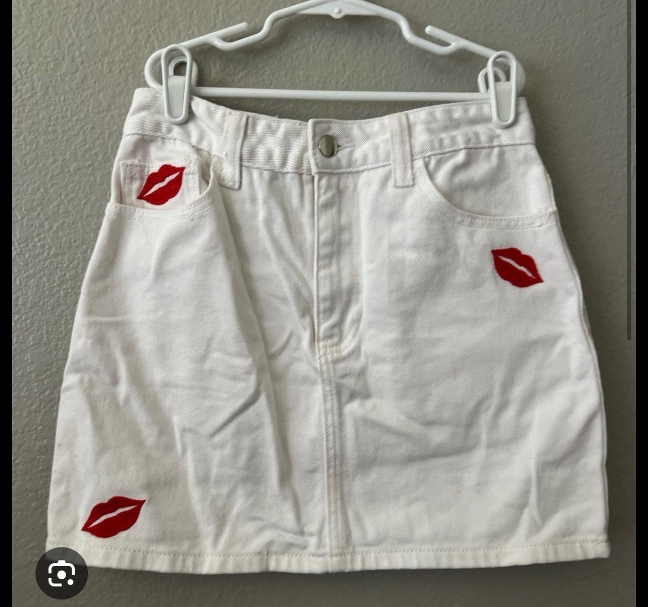 Jupe blanc taille M
