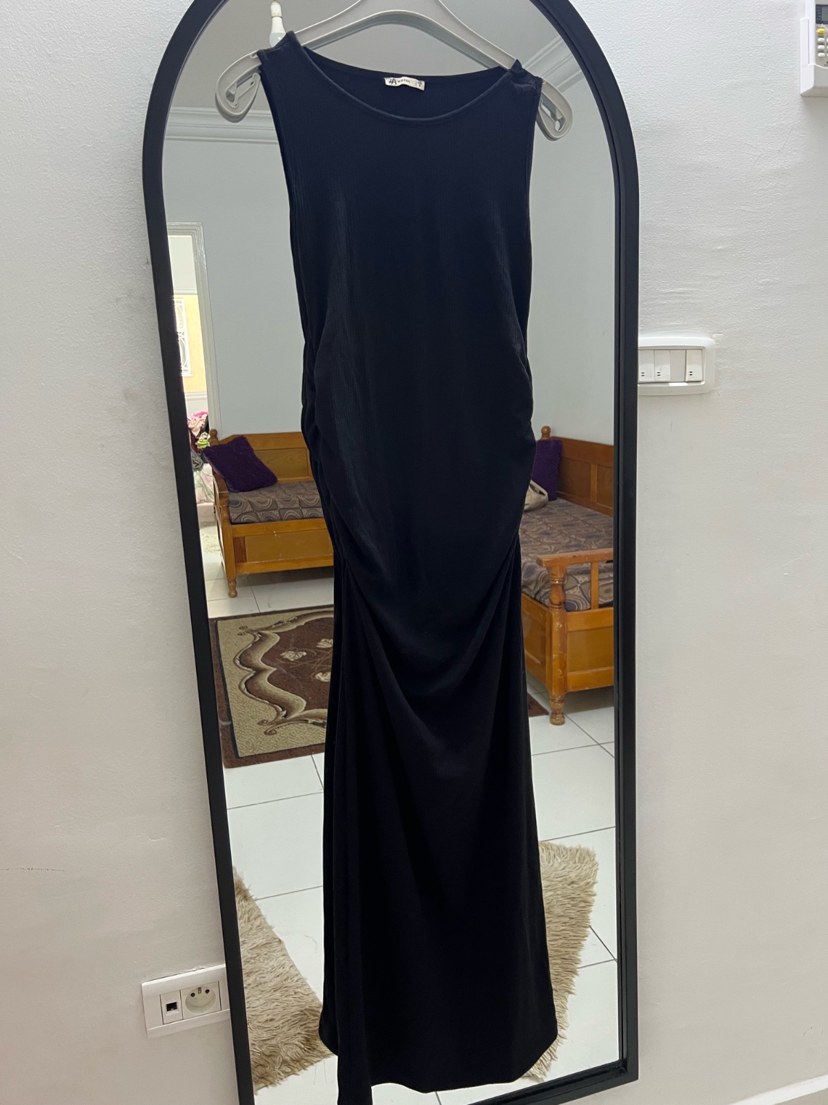 Robe noir longue taille s tlabes M zeda HA
