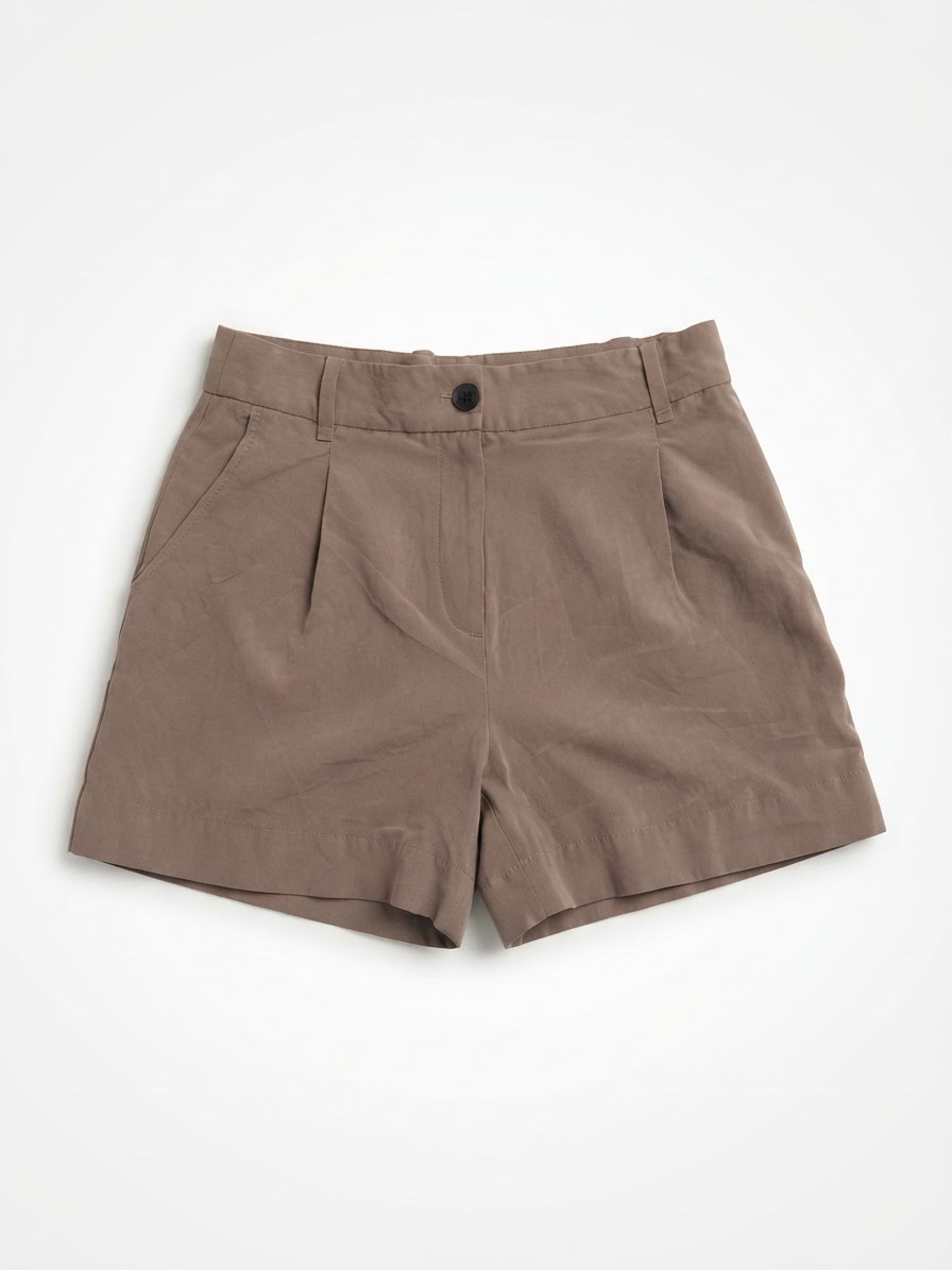 Short taille L beige 