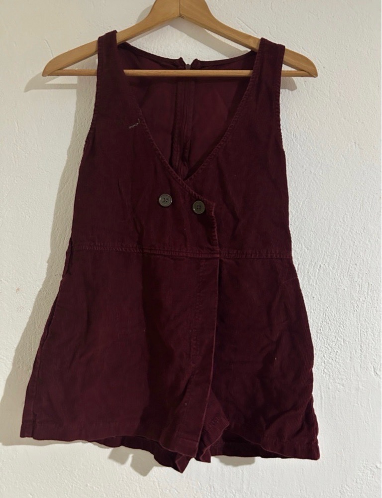 Combinaison short taille S burgandy