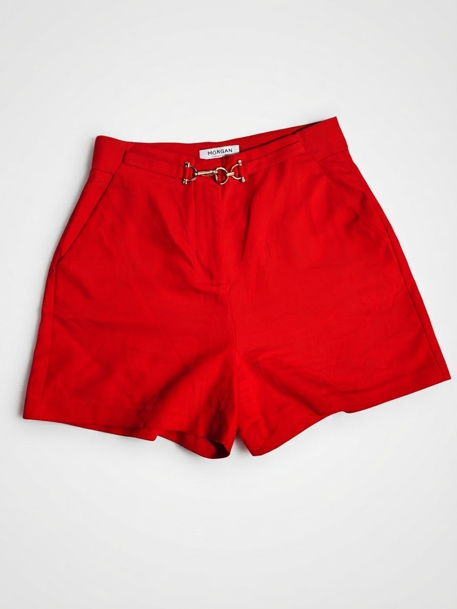Short taille 38 morgan rouge