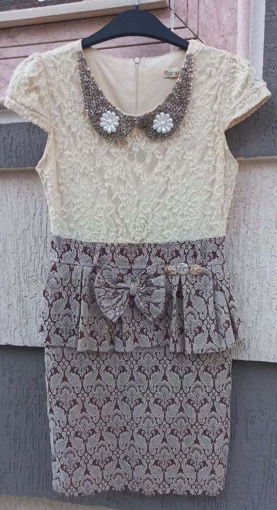 robe beige 