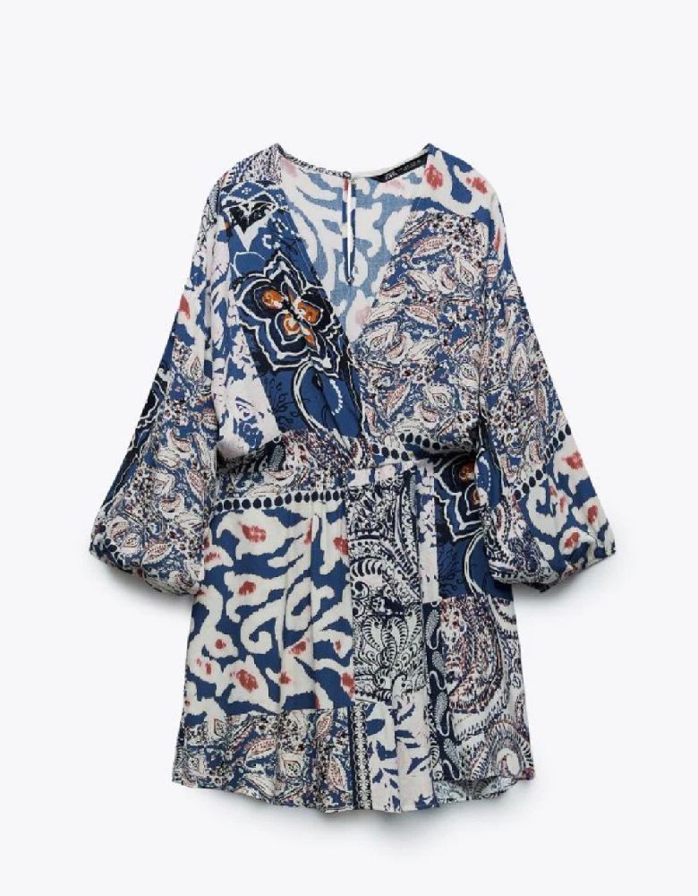 Robe short zara 🤍💙👗