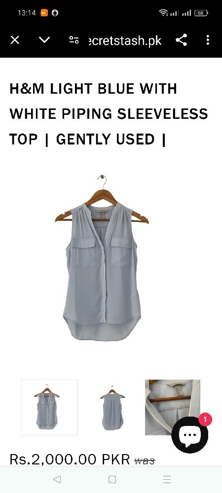 chemise H&M état neuf 