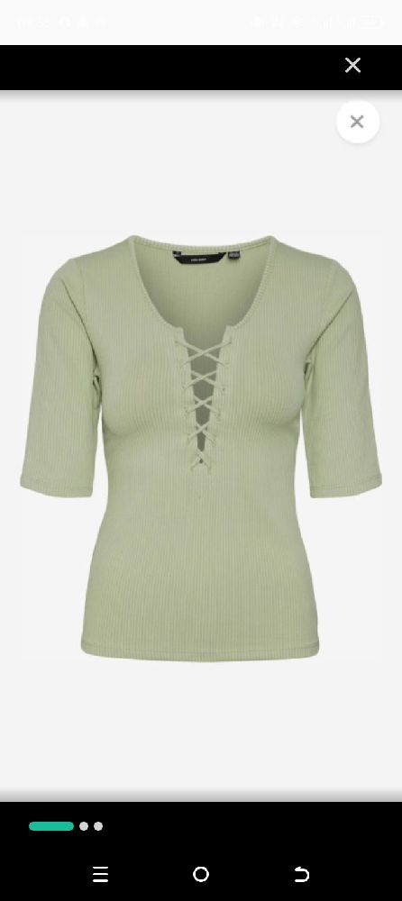 VERO MODA Shirt 'RIVA' in Pastel Green taille xl  
