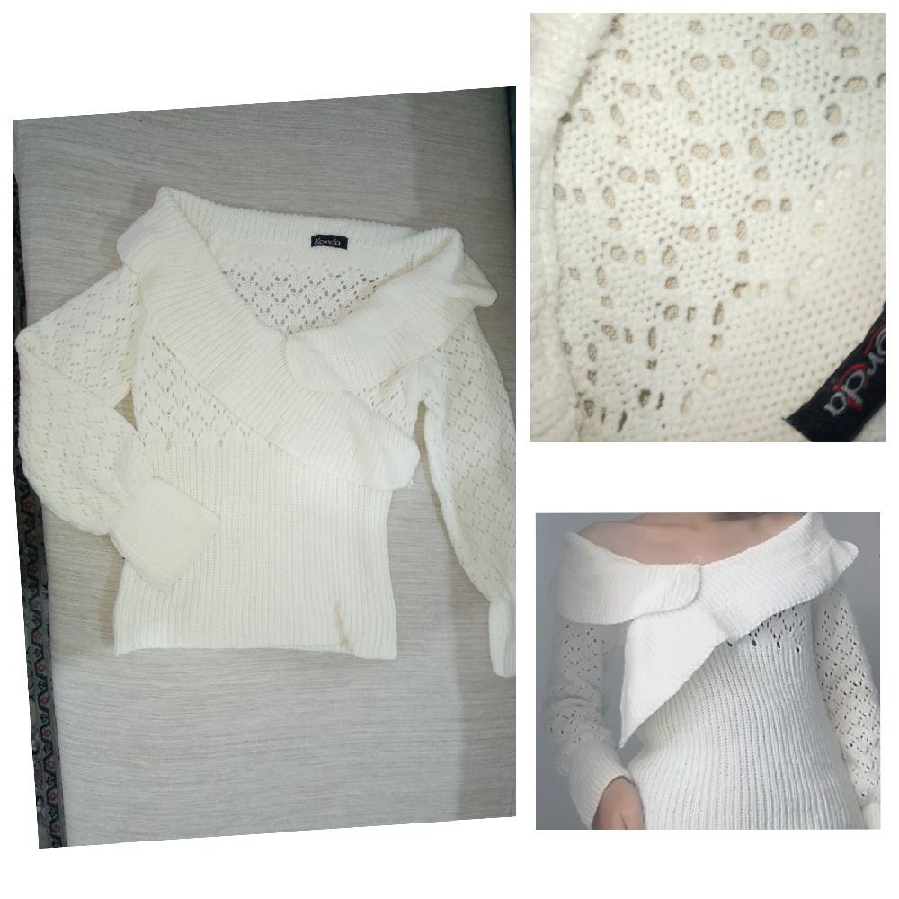 pull off-shoulders taille M