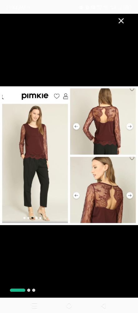Pull rouge bordeaux taille S/M