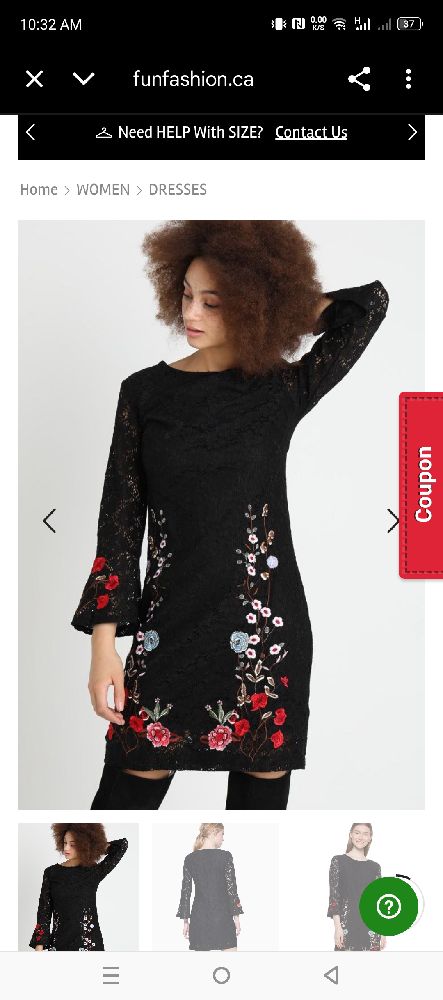 Robe taille xs/S