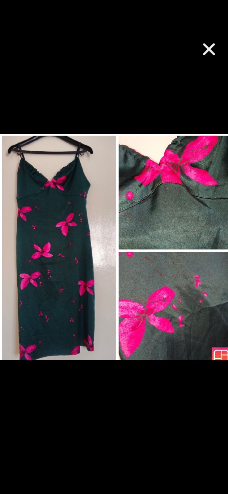 Robe satine taille S