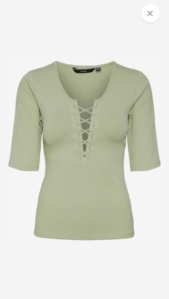 VERO MODA Shirt 'RIVA' in Pastel Green taille xl
