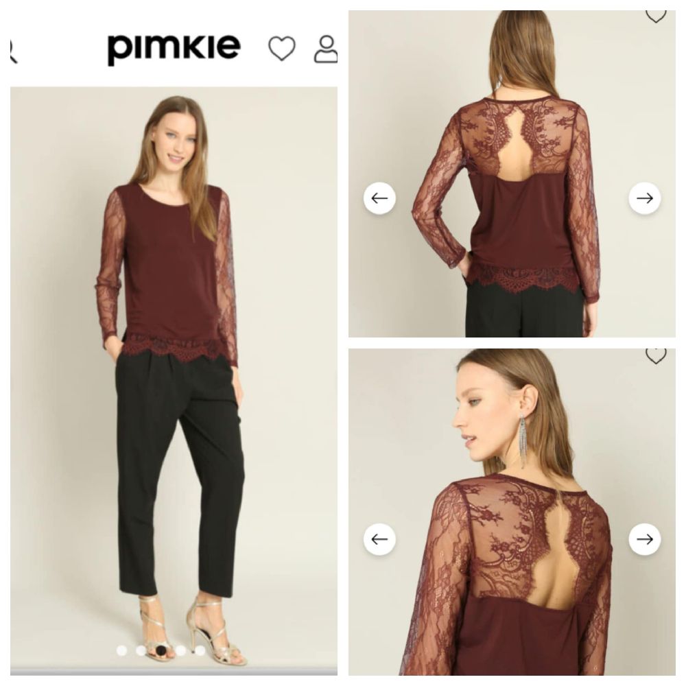 pull  pimkie dentelle 
