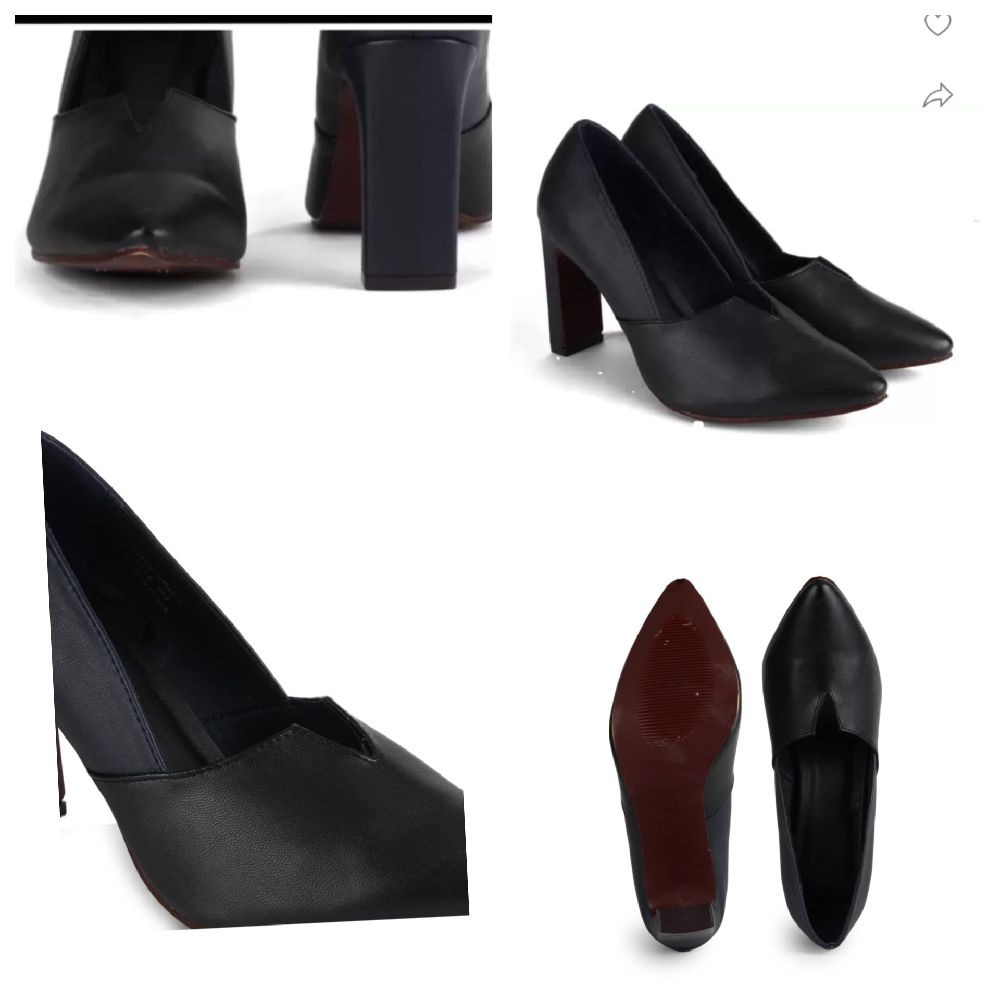 Escarpin en cuir 