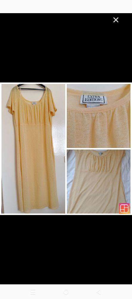 Robe transparente tlbess ka cache maillot couleur jaune beurre taille standard mn L li 3xxl yser mezyana 🤍💛💛💛💛💛⭐⭐⭐⭐🌝🌝✨✨✨✨✨