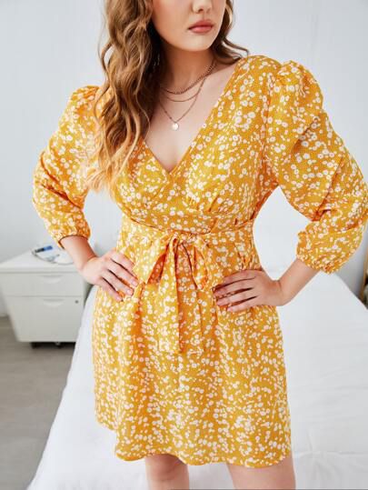 Robe shein couleur jaune ⭐💛 taille xs/S