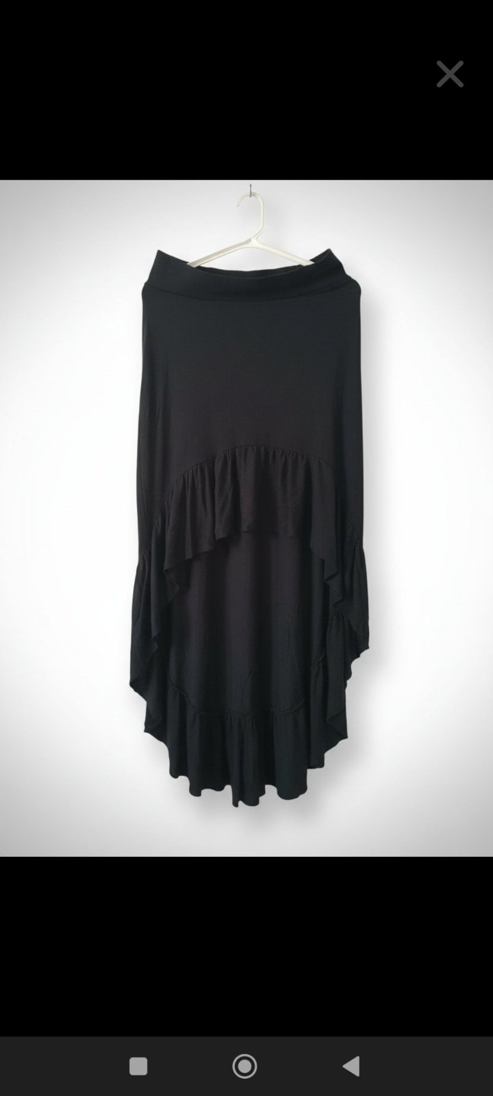 Jupe asymétrique noir 