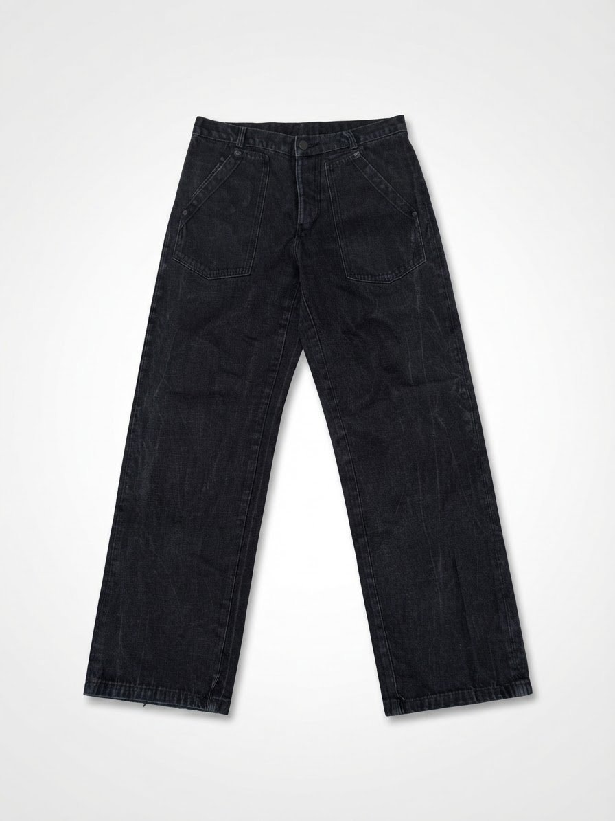 Jeans washed texture 