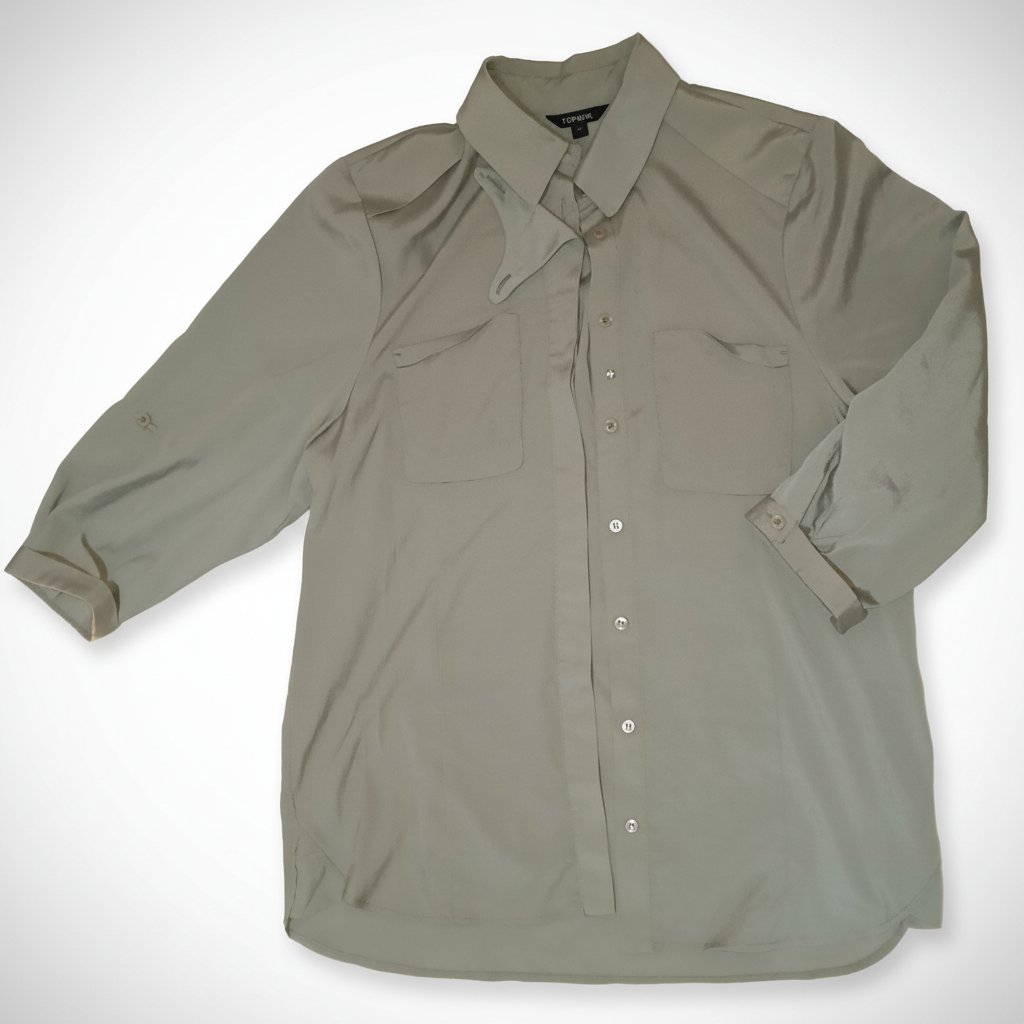 Chemise vert kaki – Taille M