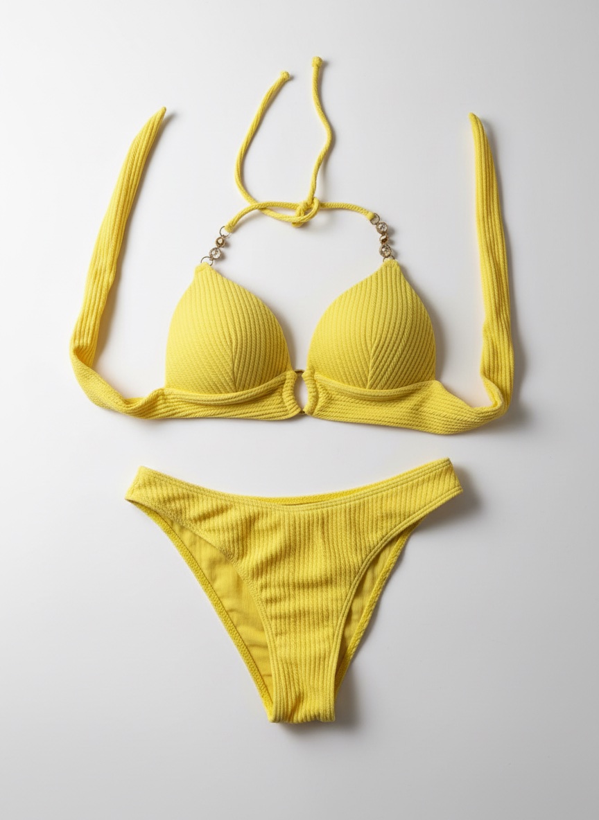 Bikini jaune neuf jamais porté