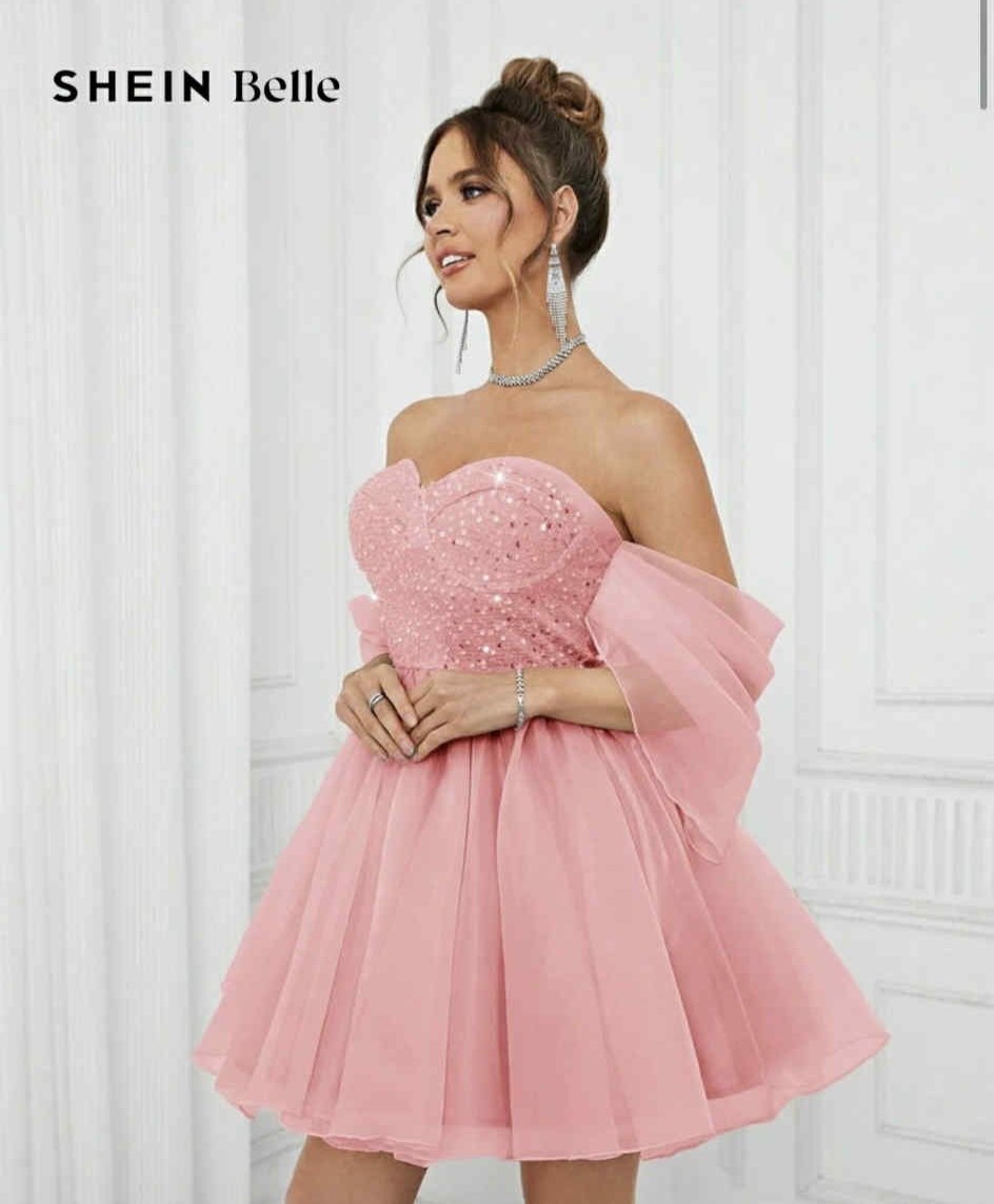Robe rosée 