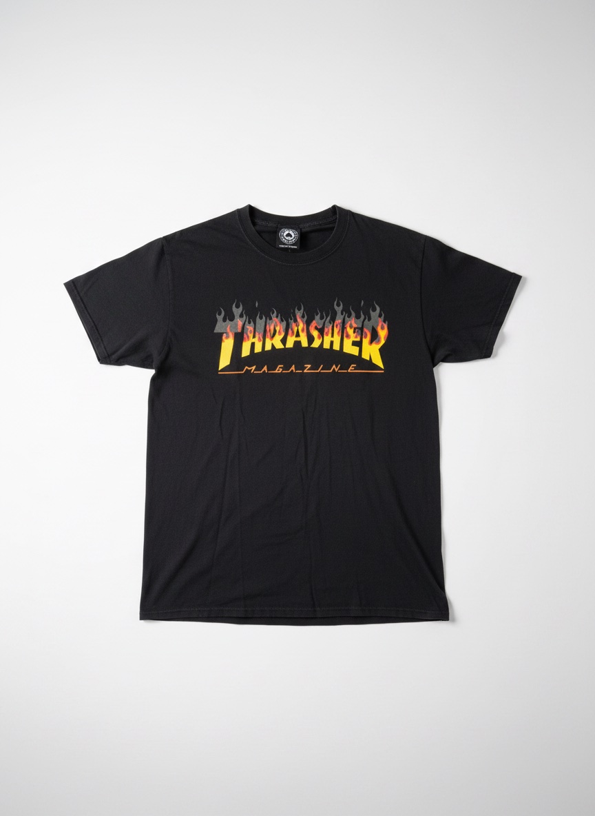 T-shirt trasher noir