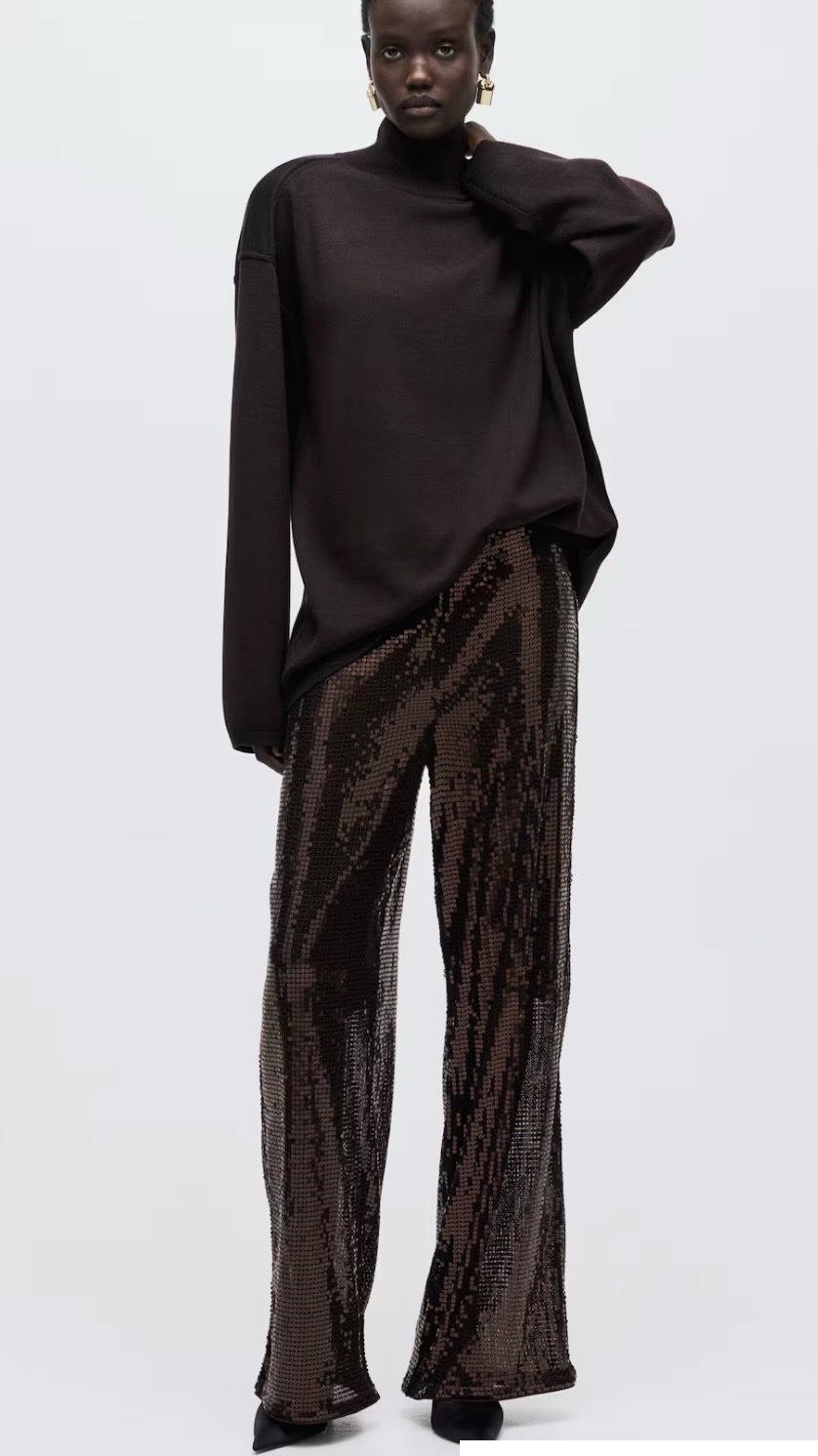 Pantalon a sequins 