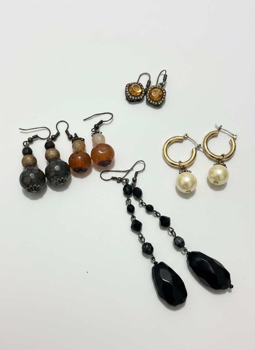 Lot de boucles doreilles 