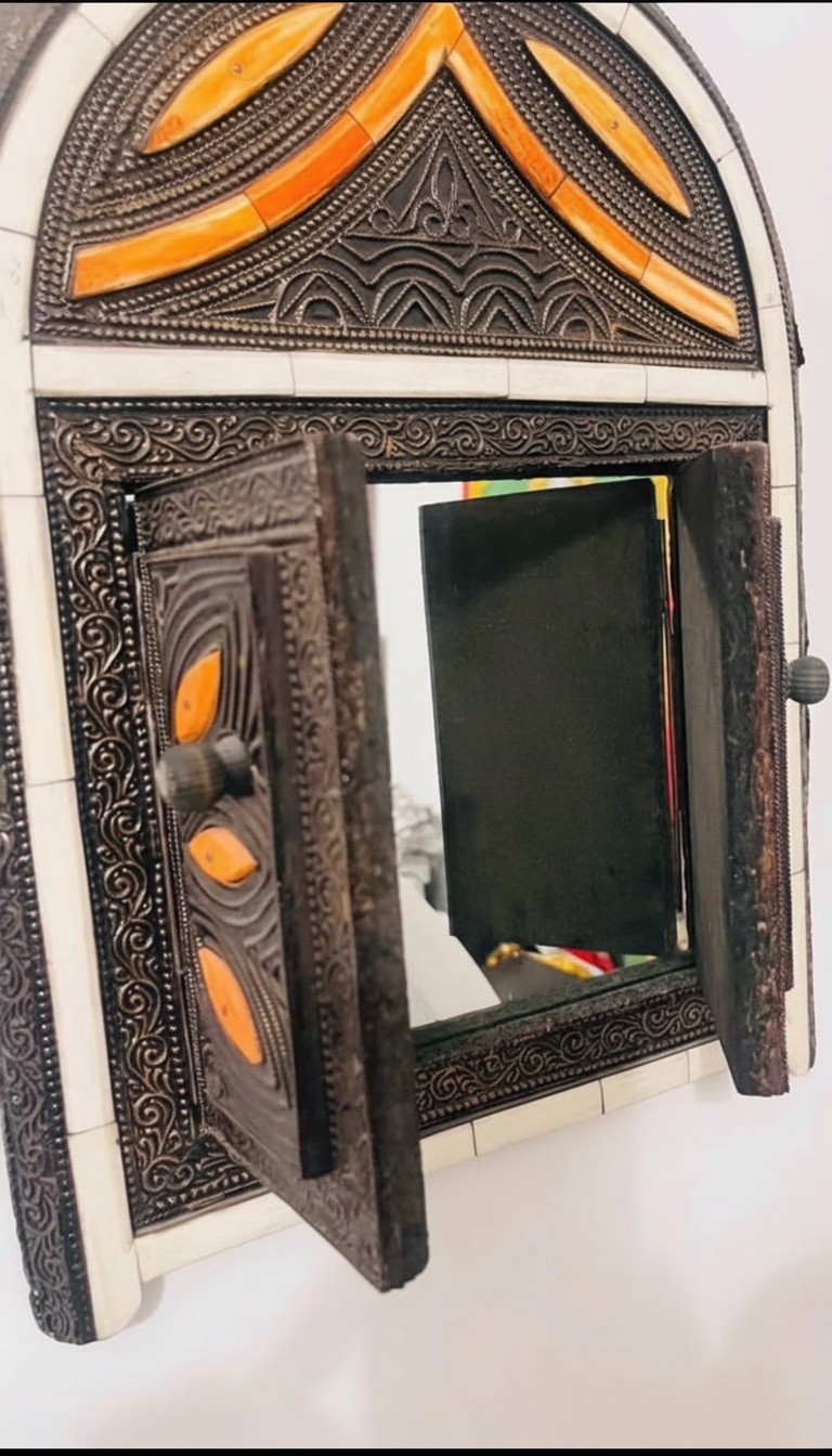 Miroir fenetre riad marrocain 